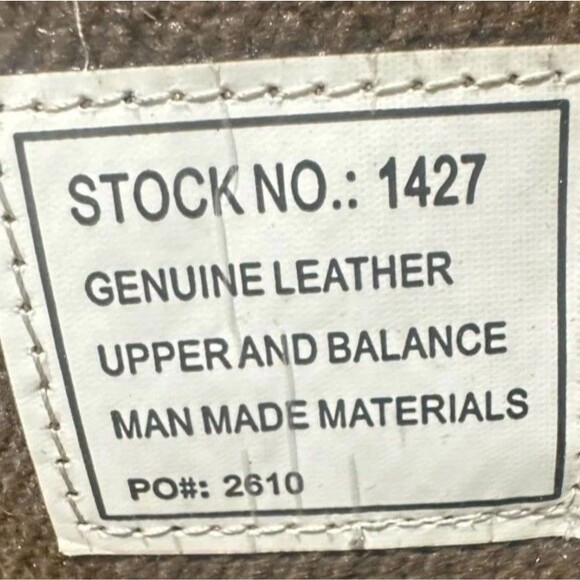 Ad-Tec Mens Logger Boots Tan Oil Tanned Leather Waster Resistant Sz 9 M Soft Toe main image 10